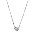 Collar corazón diamante