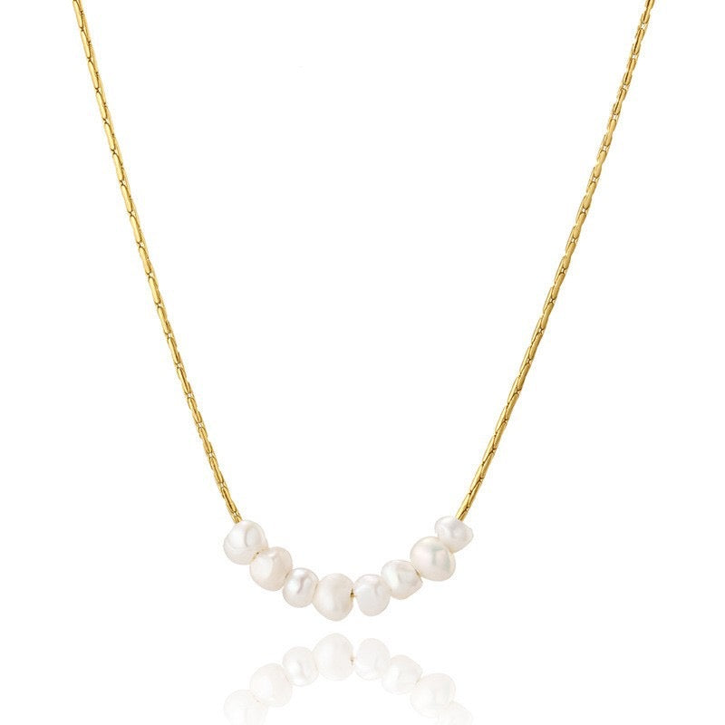 Collar perlas mini