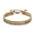 Pulsera ancha diamantes