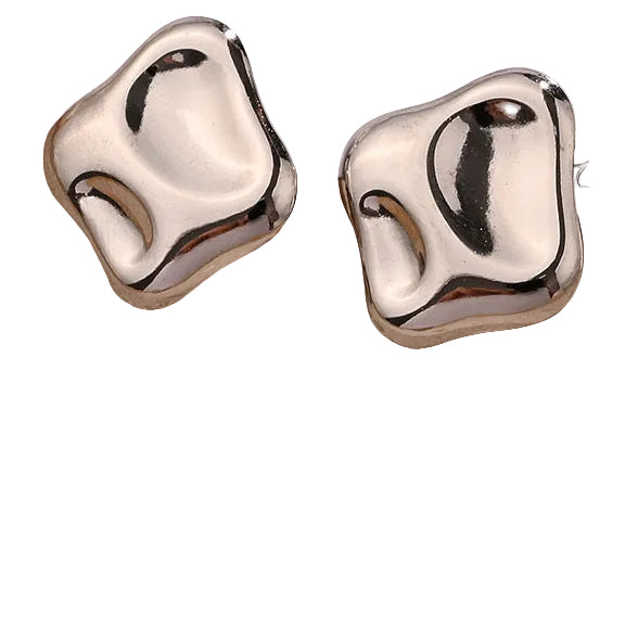Aretes cuadros irregulares