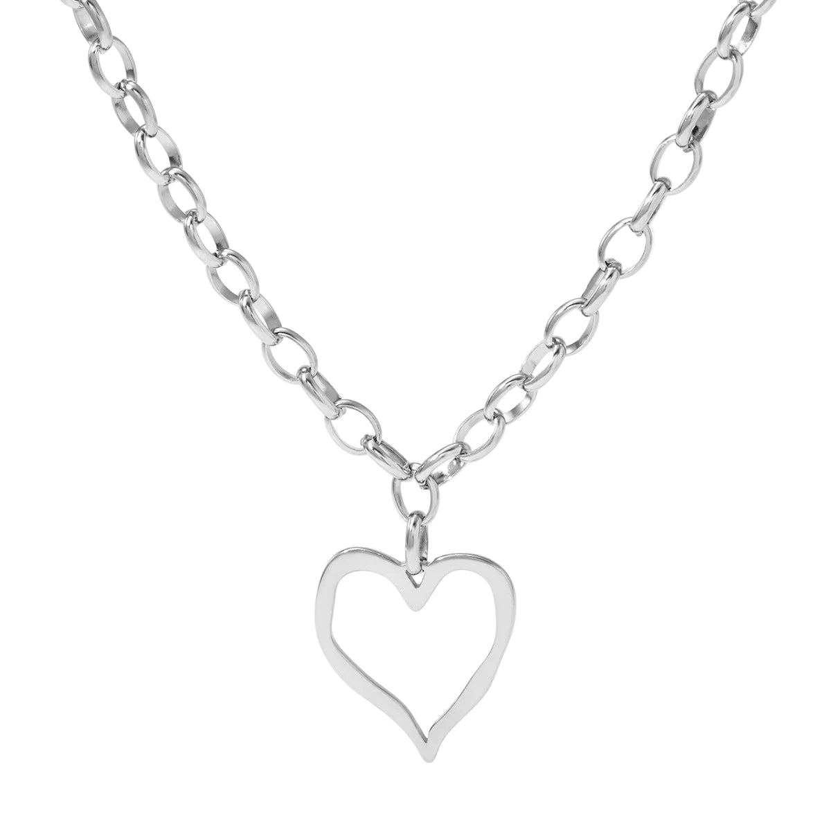 Collar cadena con corazón