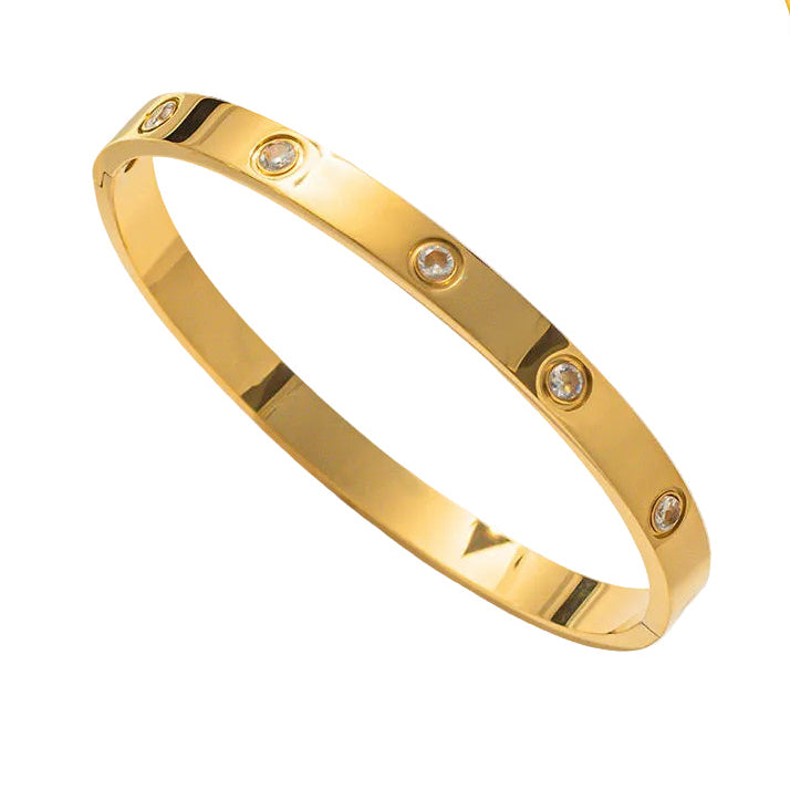 Brazalete grueso puntos brillos