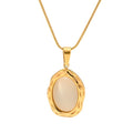 Collar piedra ojo de gato
