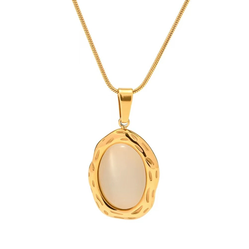 Collar piedra ojo de gato