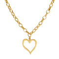 Collar cadena con corazón