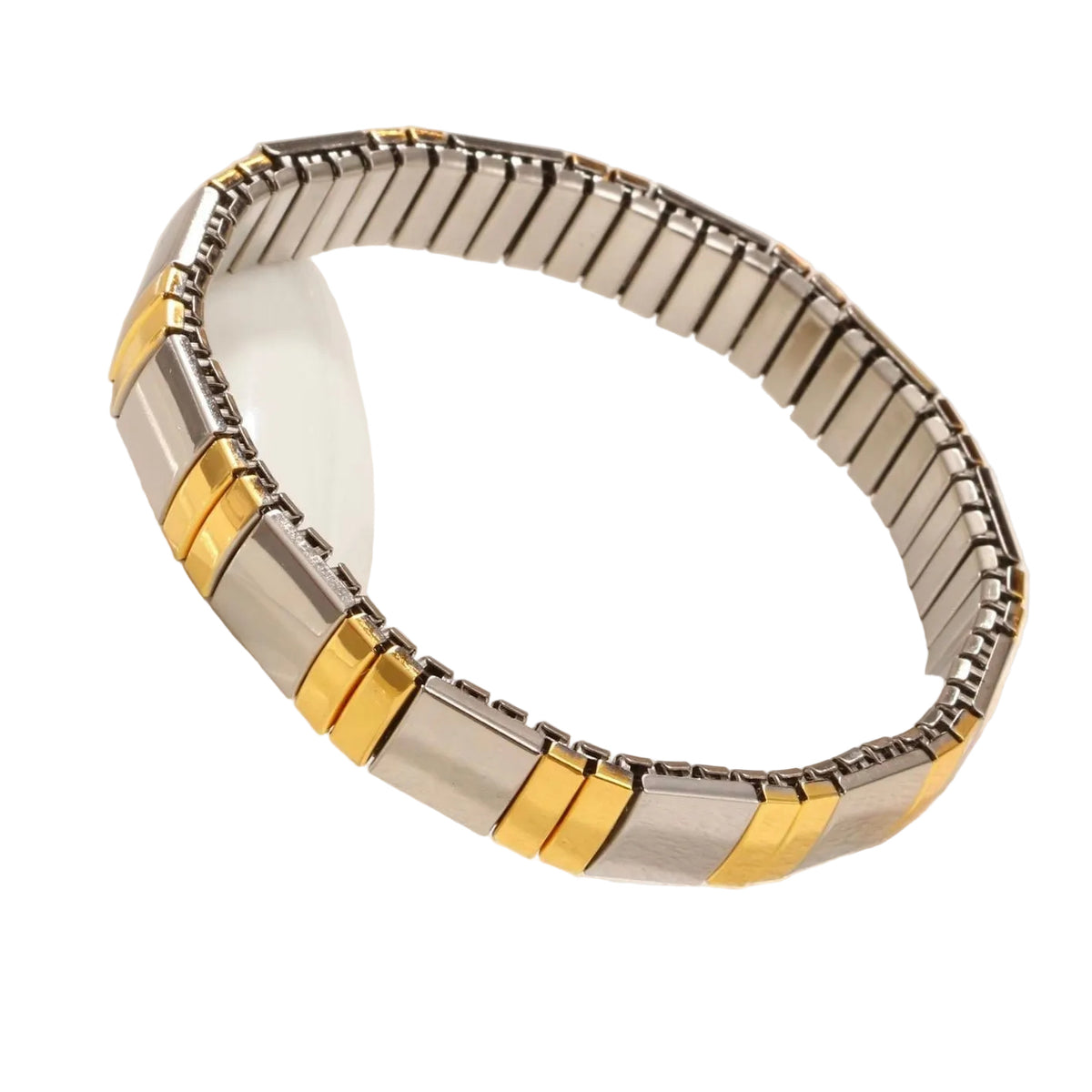 Pulsera elástica bicolor