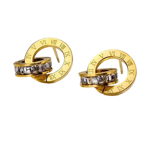 Aretes números romanos