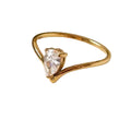 Anillo diamante en pico