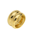 Anillo chuncky doble