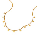 Collar dijes mariposas