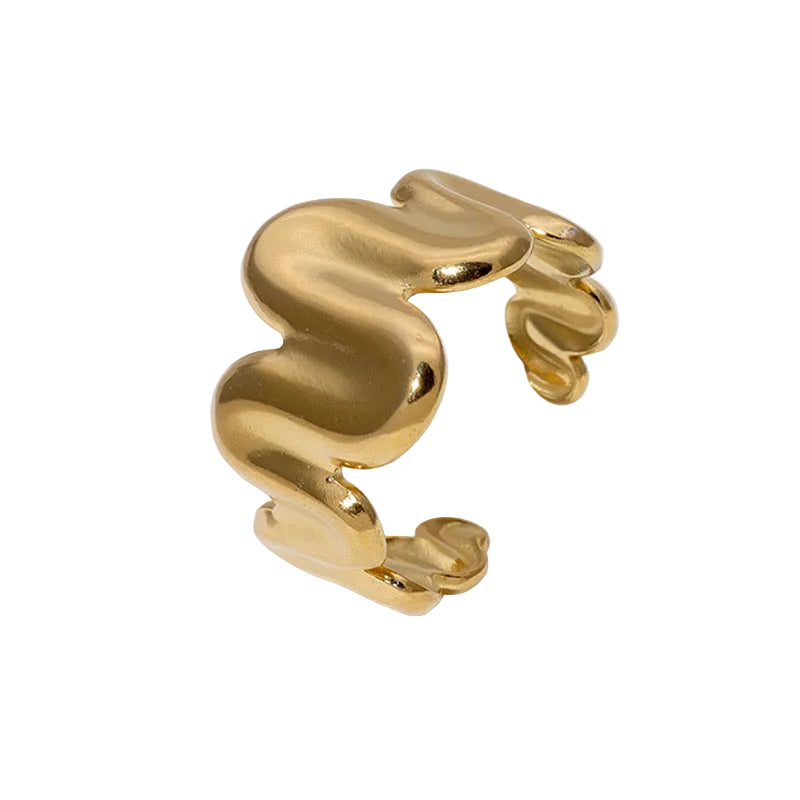 Anillo ondas chuncky