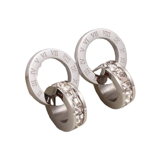 Aretes números romanos