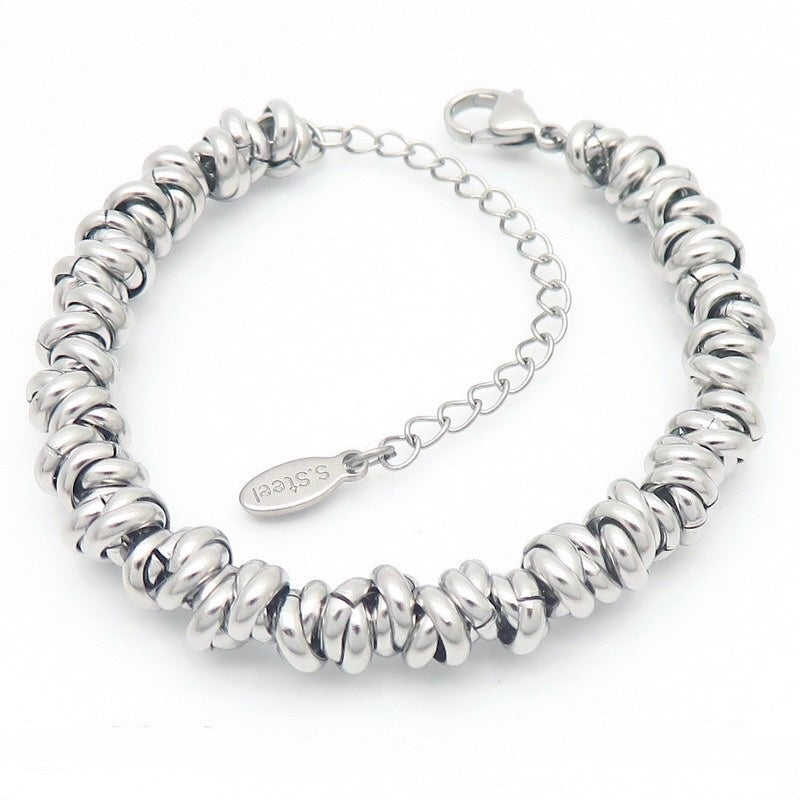 Pulsera eslabones redondos