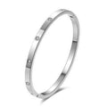 Brazalete delgado puntos brillos