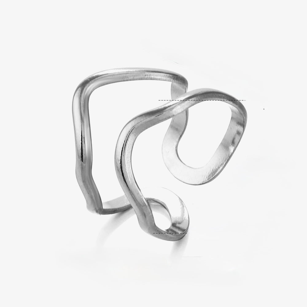 Anillo irregular ajustable