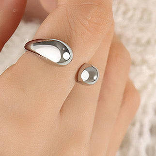 Anillo abierto ajustable