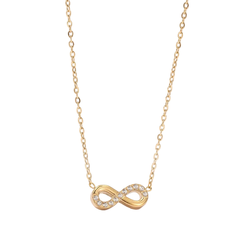 Collar infinito brillos