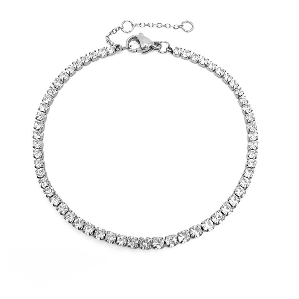 Pulsera estilo tenis diamantes