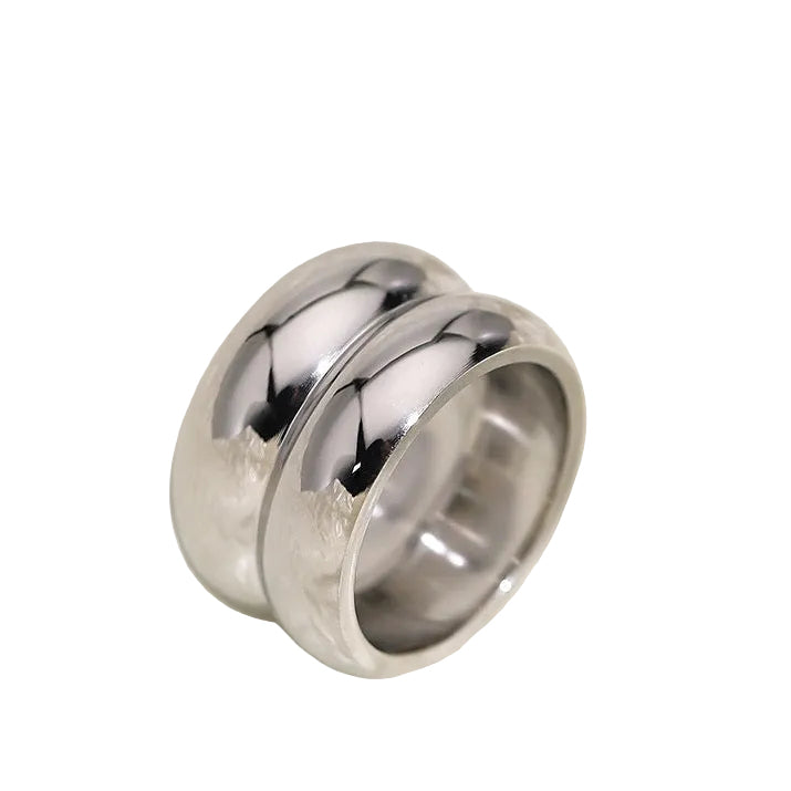 Anillo chuncky doble