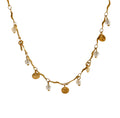 Collar dijes y perlas