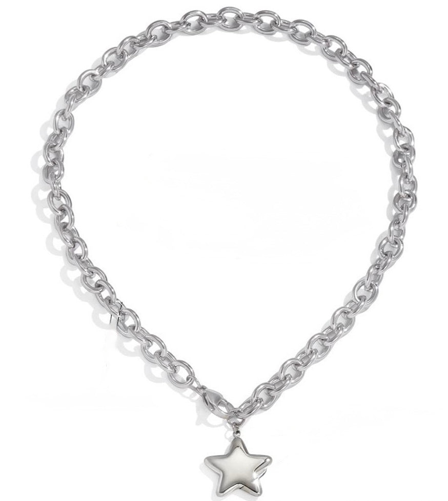 Collar cadena estrella