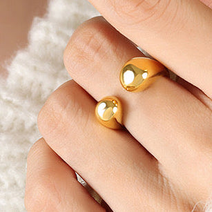 Anillo abierto ajustable