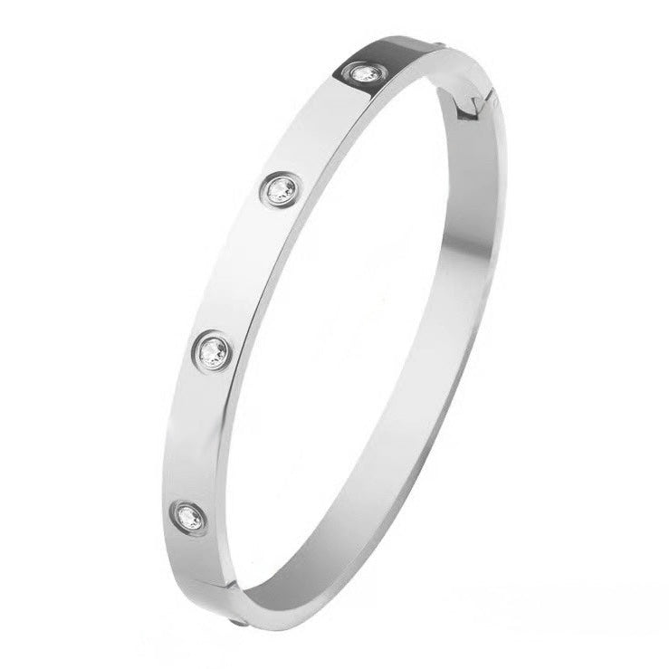 Brazalete grueso puntos brillos