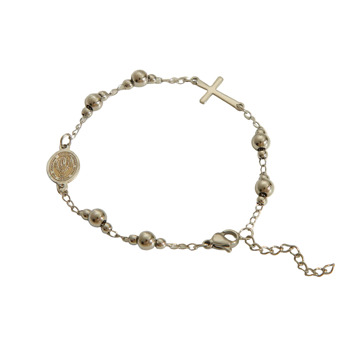 Pulsera San Benito con cruz