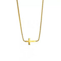 Collar cruz horizontal