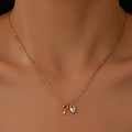 Collar corazón con llave