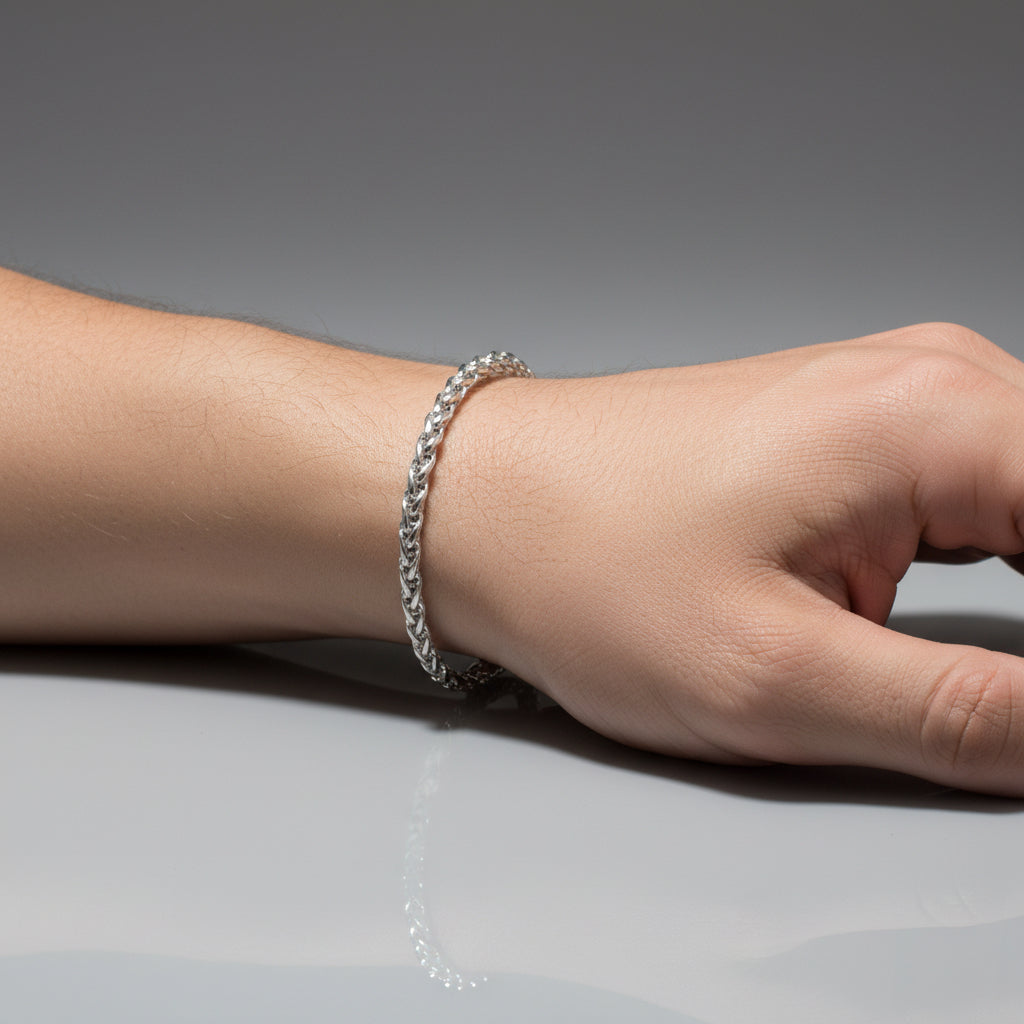 Pulsera tejido bizantino
