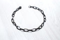 Pulsera tejido cadena