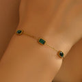 Pulsera eslabones verdes