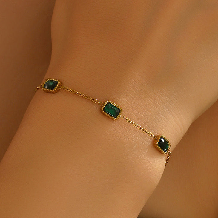 Pulsera eslabones verdes