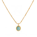 Collar piedra turquesa