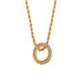 Collar aro diamantes