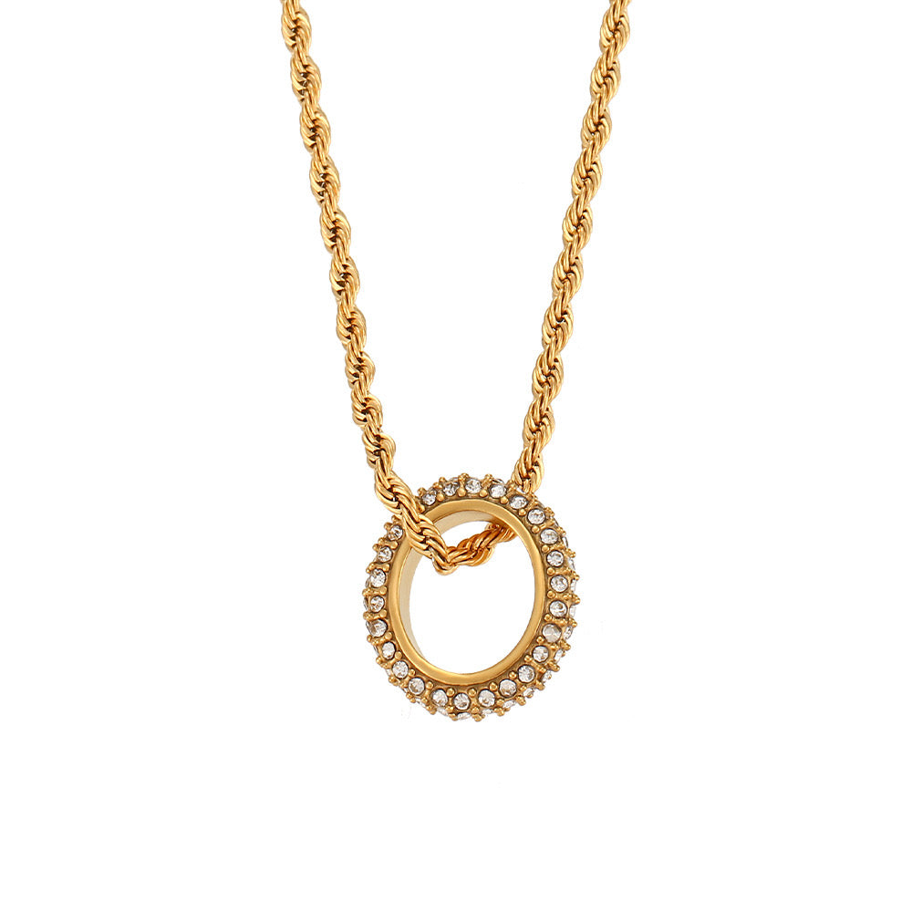 Collar aro diamantes