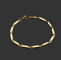 Pulsera bambú dorada